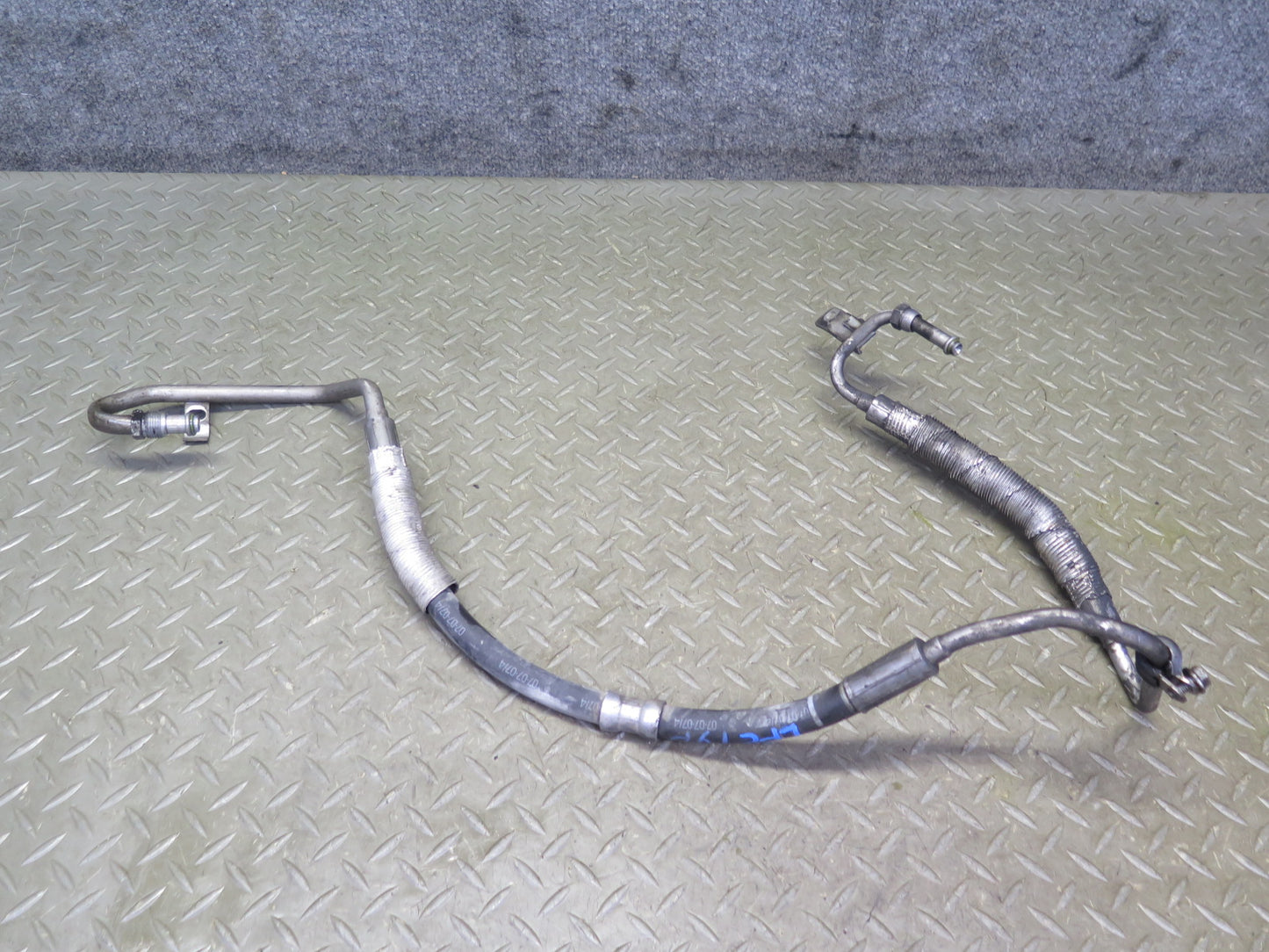 08-10 Porsche Cayenne 957 4.8L Power Steering Hose Pipe Line Set of 2