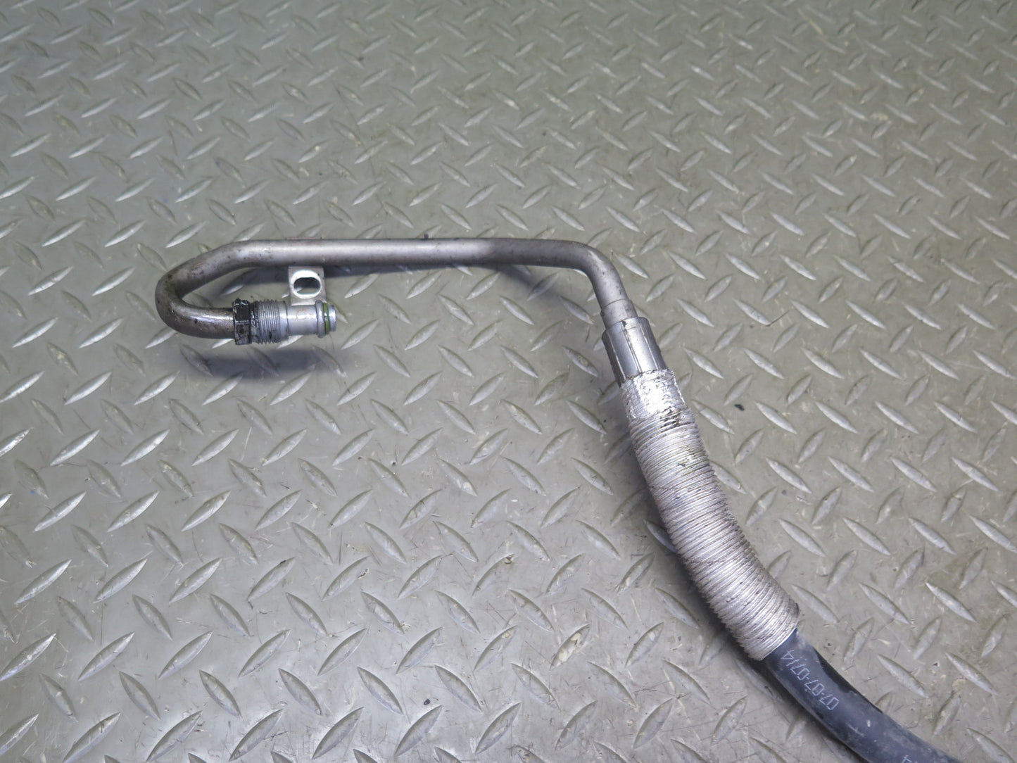 08-10 Porsche Cayenne 957 4.8L Power Steering Hose Pipe Line Set of 2
