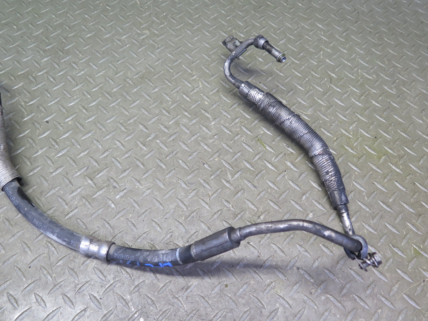 08-10 Porsche Cayenne 957 4.8L Power Steering Hose Pipe Line Set of 2