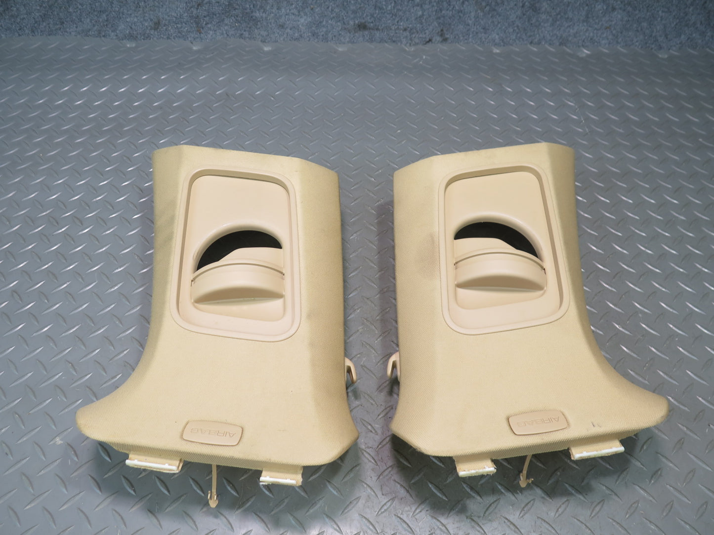2010-2016 Porsche Panamera 970 B Pillar Interior Upper Trim Cover Panel Set of 2