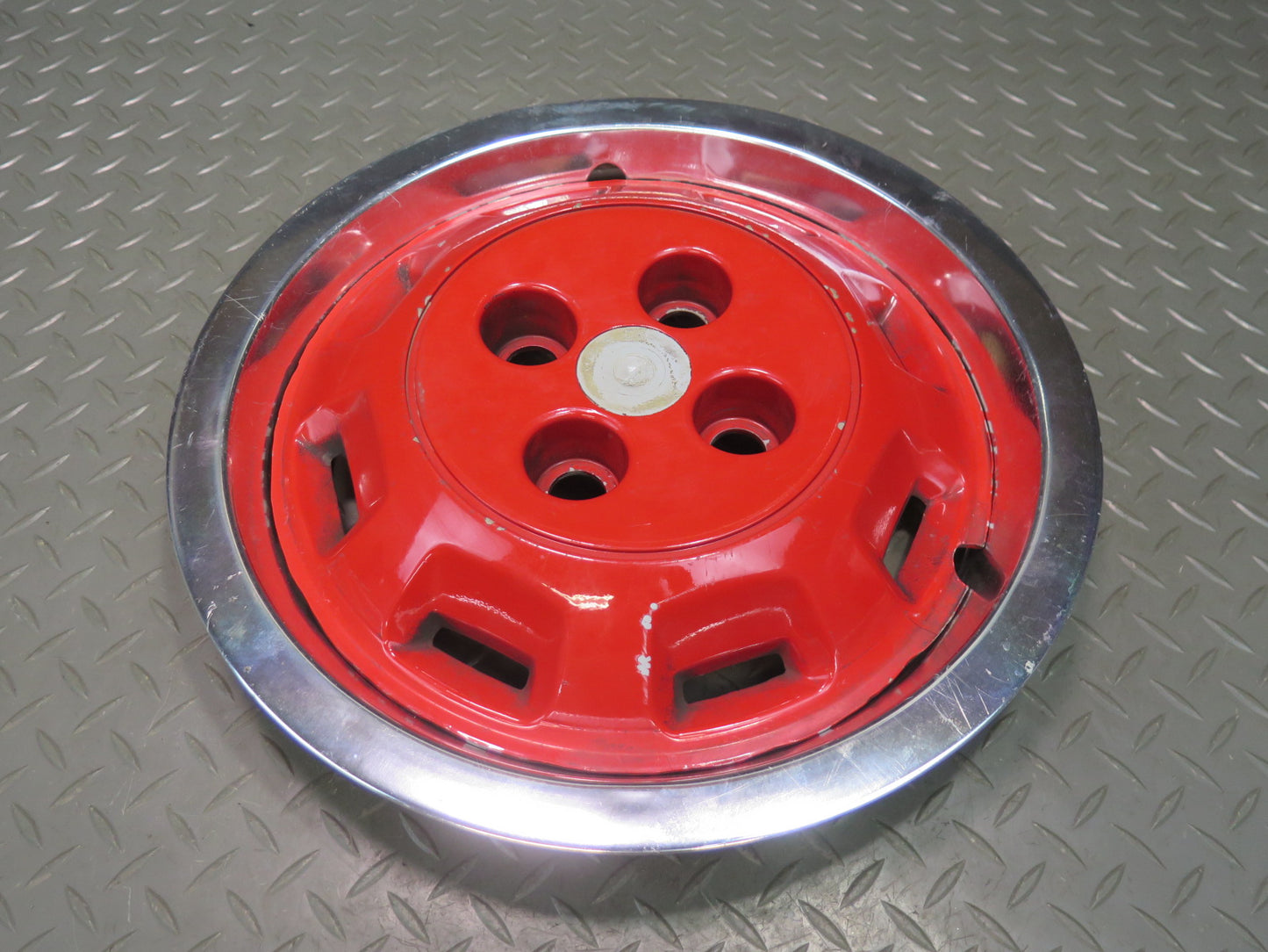75-82 Triumph TR7 Set of 3 Wheel 13" Hubcap Trim Cover w Bolts OEM