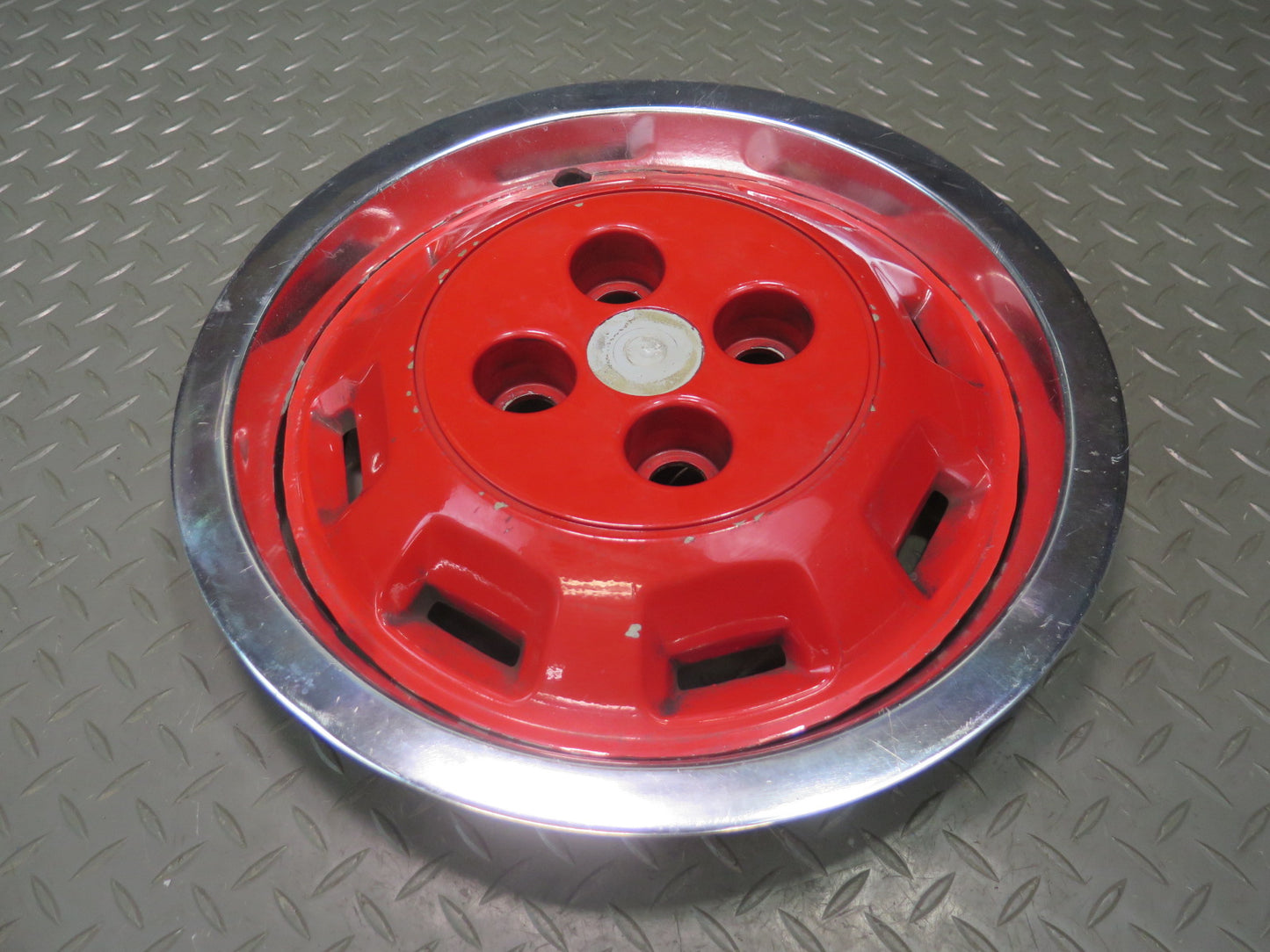 75-82 Triumph TR7 Set of 3 Wheel 13" Hubcap Trim Cover w Bolts OEM