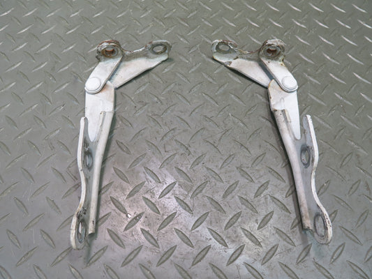 86-92 Toyota Supra MA70L Set of 2 Front Left & Right Hood Hinge White OEM