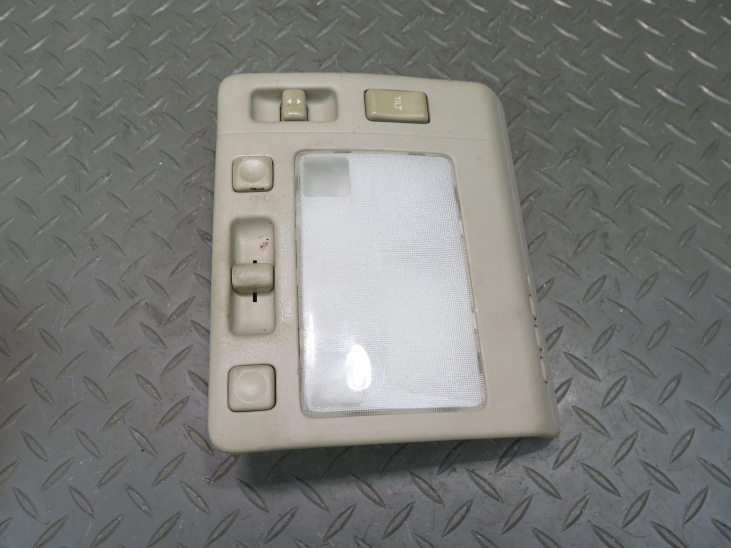 98-00 Lexus UCF20L LS400 Front & Rear Overhead Interior Light Lamp Set Ivory OEM