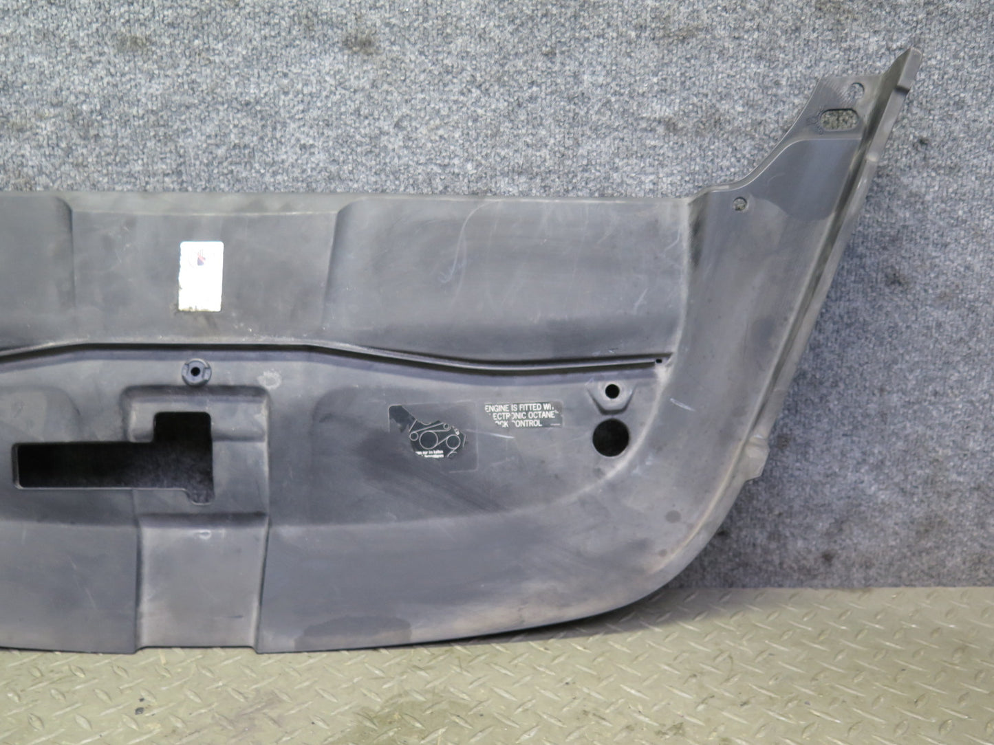 2011-2014 Porsche Cayenne 958 Center Under Hood Engine Bay Cover Trim Panel