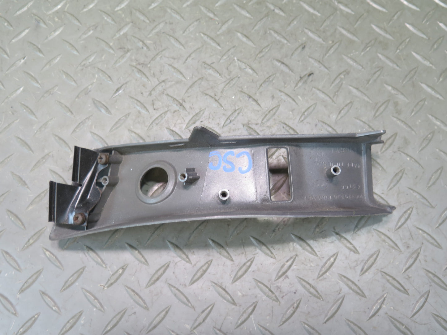 90-91  Chevrolet Corvette C4 Left Door Switch Trim Bezel Cover Panel Black OEM