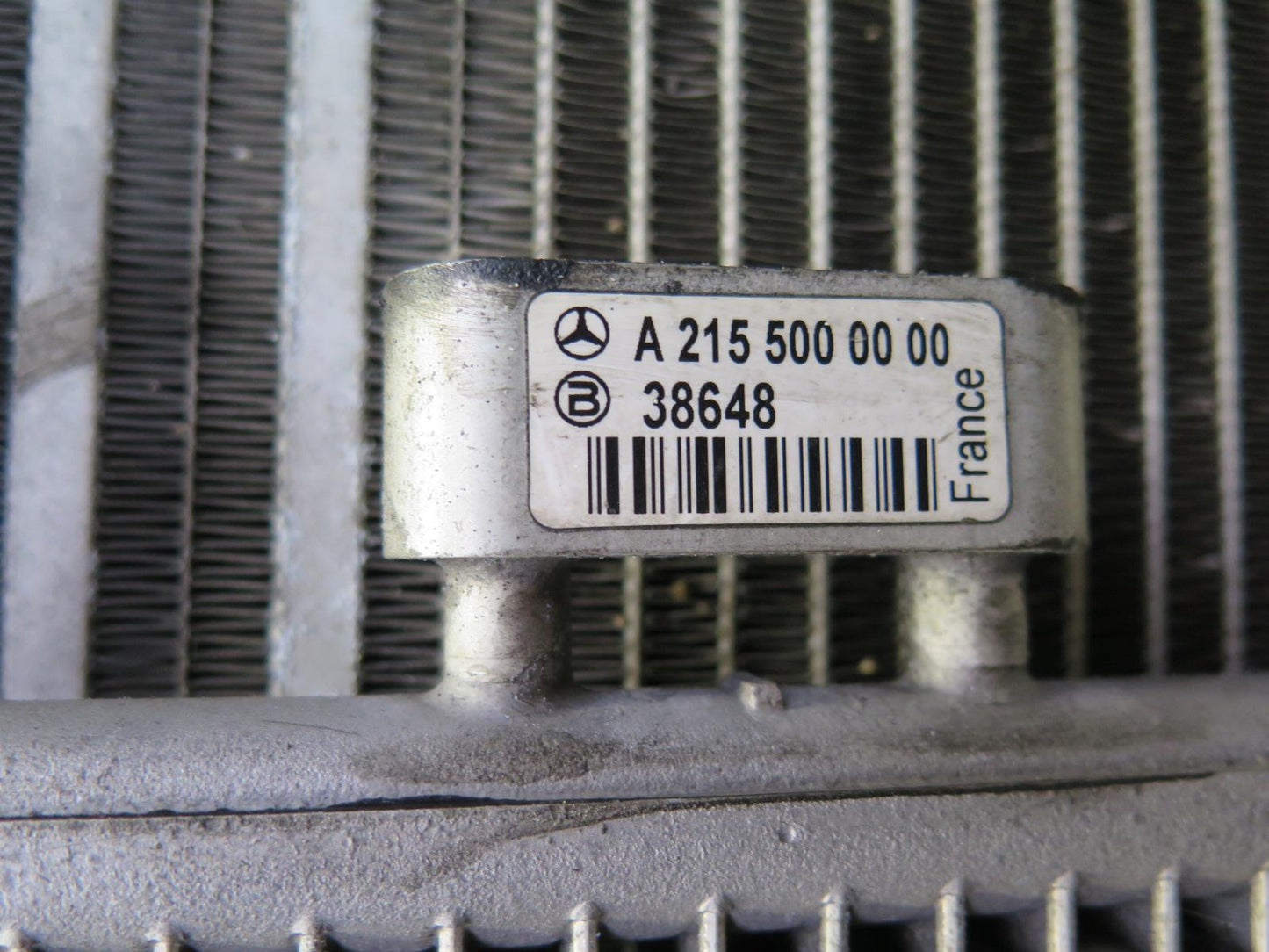 03-08 Mercedes R230 SL600 M275 Engine Radiator A/C Condenser Oil Cooler Fan Assy