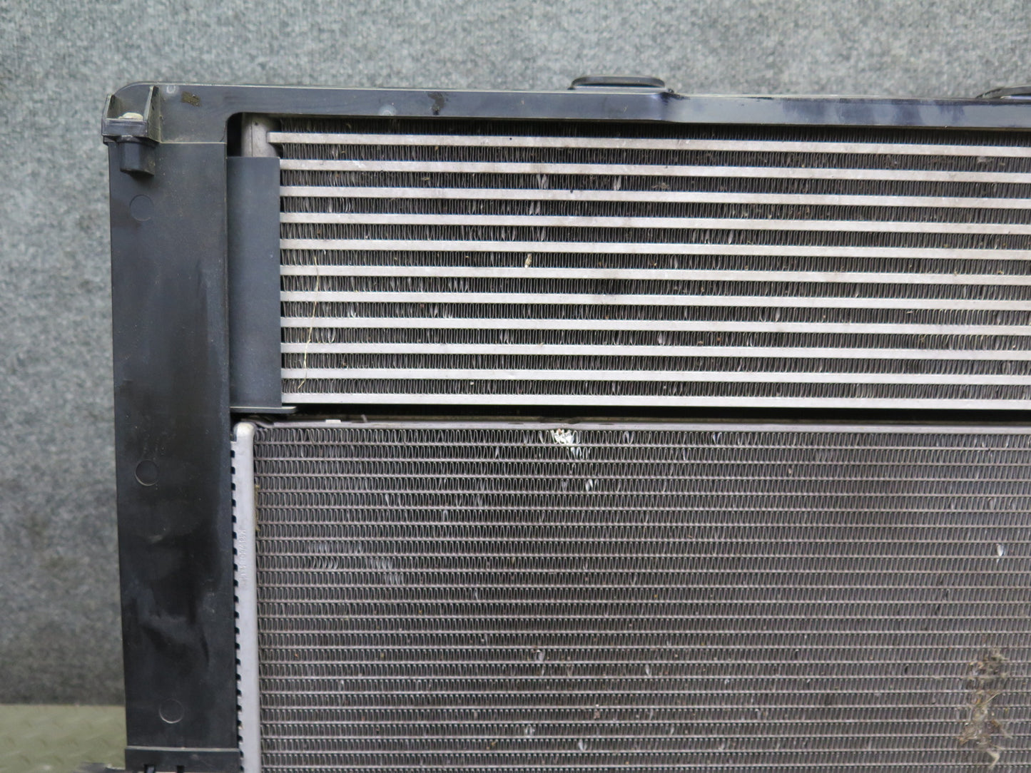 11-16 BMW F07 F12 F13 F10 550i N63 Engine Radiator A/C Condenser Oil Cooler OEM