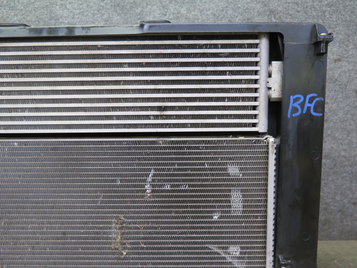 11-16 BMW F07 F12 F13 F10 550i N63 Engine Radiator A/C Condenser Oil Cooler OEM