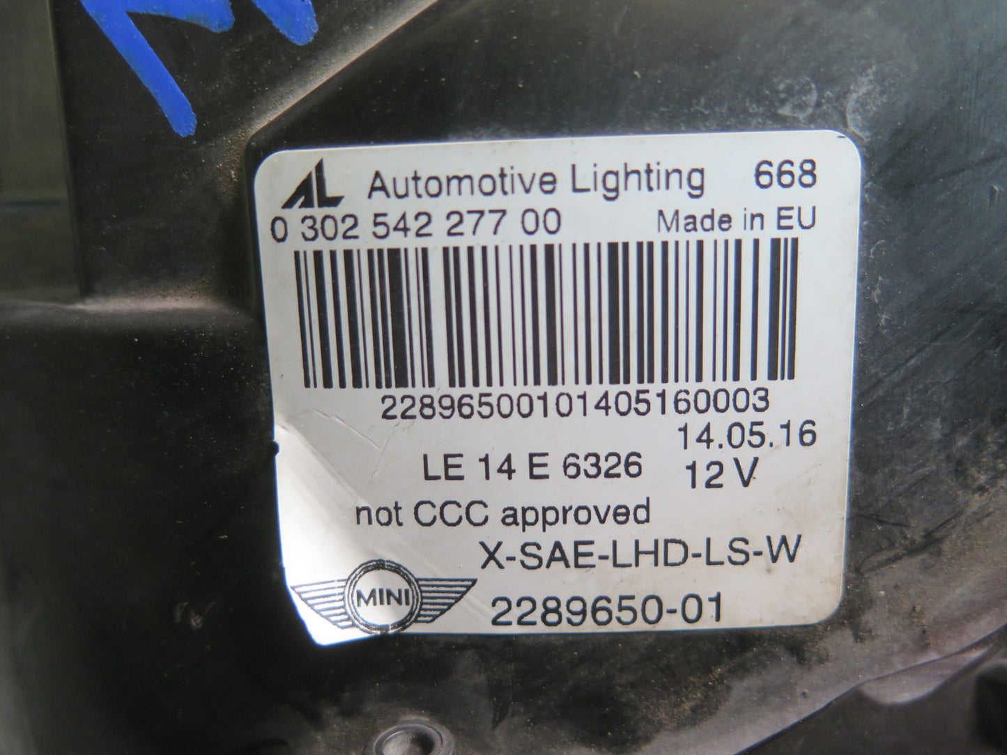 14-15 Mini R60 R61 Countryman Front Left & Right Xenon Headlight Lamp Set OEM