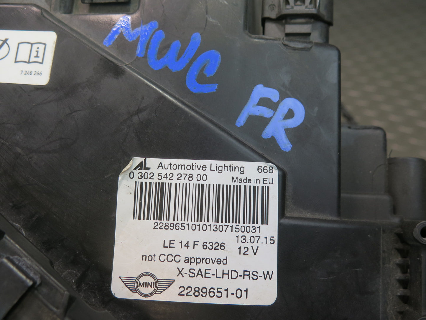 14-15 Mini R60 R61 Countryman Front Left & Right Xenon Headlight Lamp Set OEM