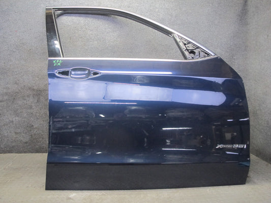 2014-2018 BMW F15 X5 Front Right Door Shell Panel Imperial Blue