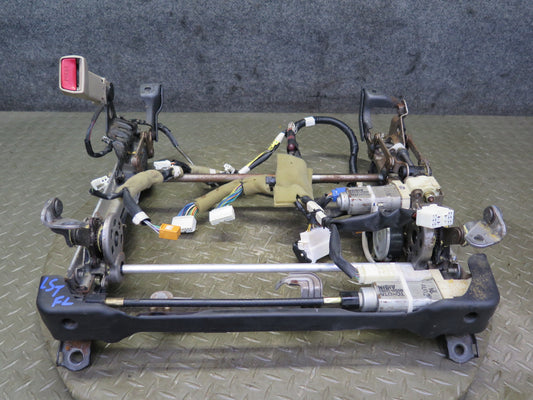 97-00 Lexus LS400 Front Left Seat Lower Frame Track Rail w Motor & Wire OEM