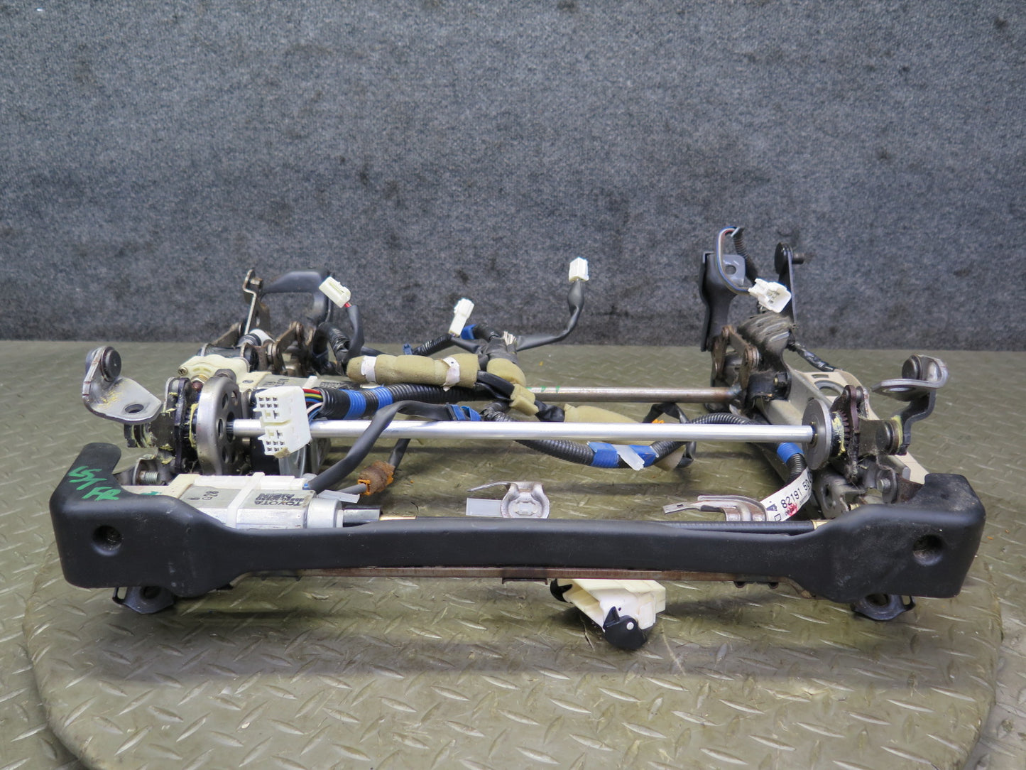 97-00 Lexus LS400 Front Right Seat Lower Frame Track Rail w Motor & Wire OEM