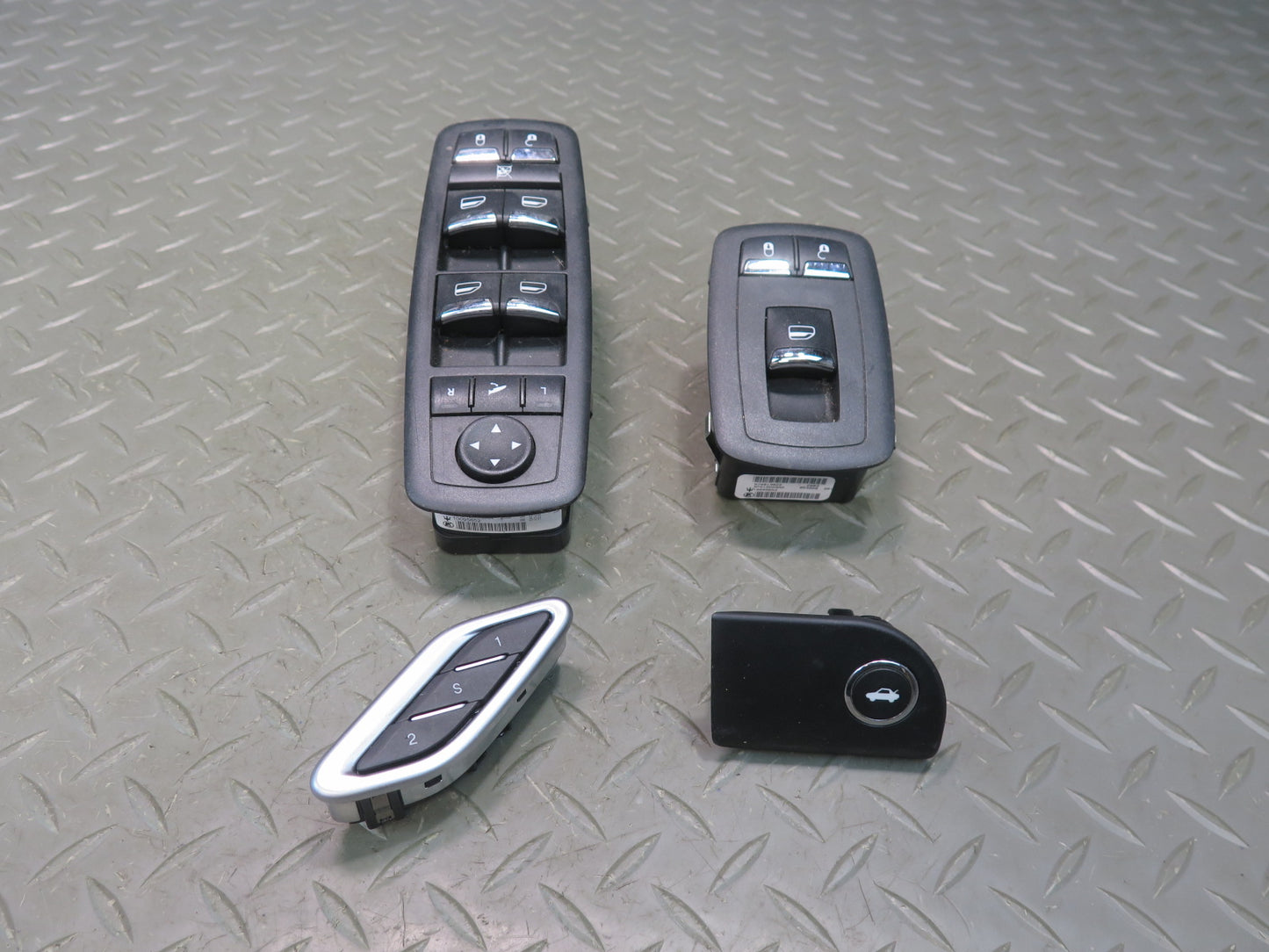 14-20 Maserati Ghibli M157 Left & Right Window Mirror Seat Trunk Switch Set