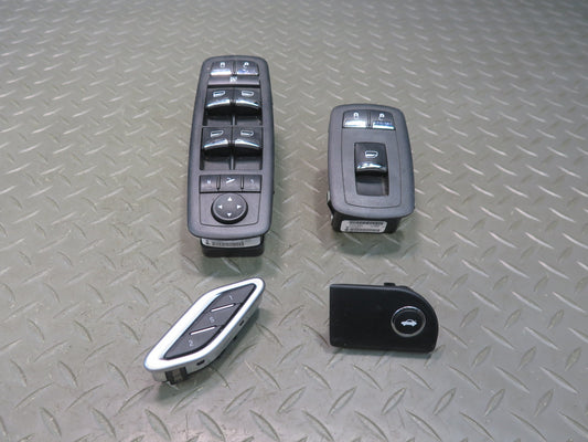 14-20 Maserati Ghibli M157 Left & Right Window Mirror Seat Trunk Switch Set