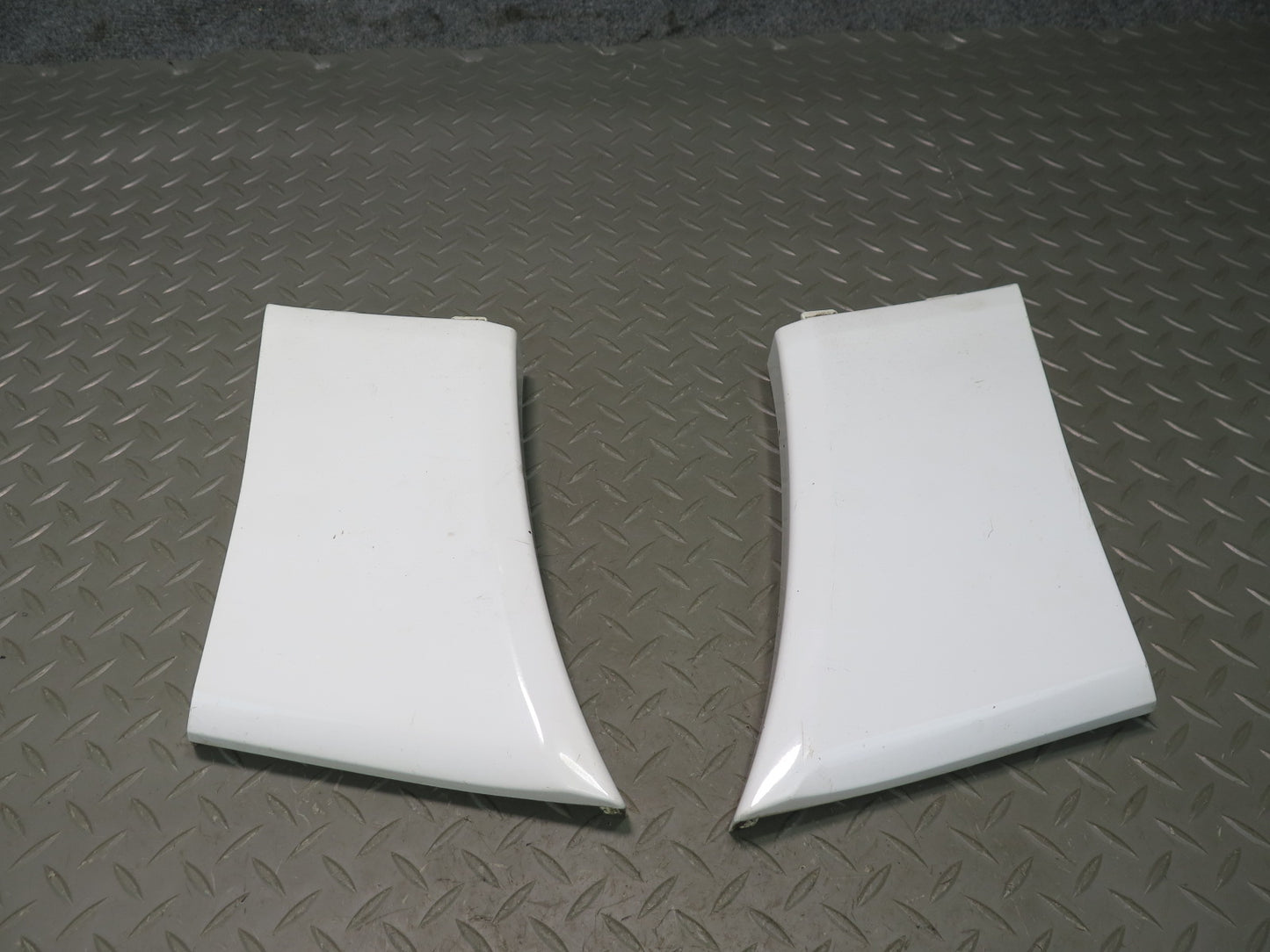 94-02 Mercedes R129 SL Rear Left Right Quarter Trim Molding Panel Set White OEM