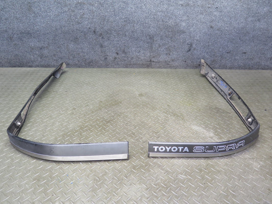 1989 Toyota Supra MA70L NON Turbo Set of 2 Rear Bumper Quarter Molding Trim OEM