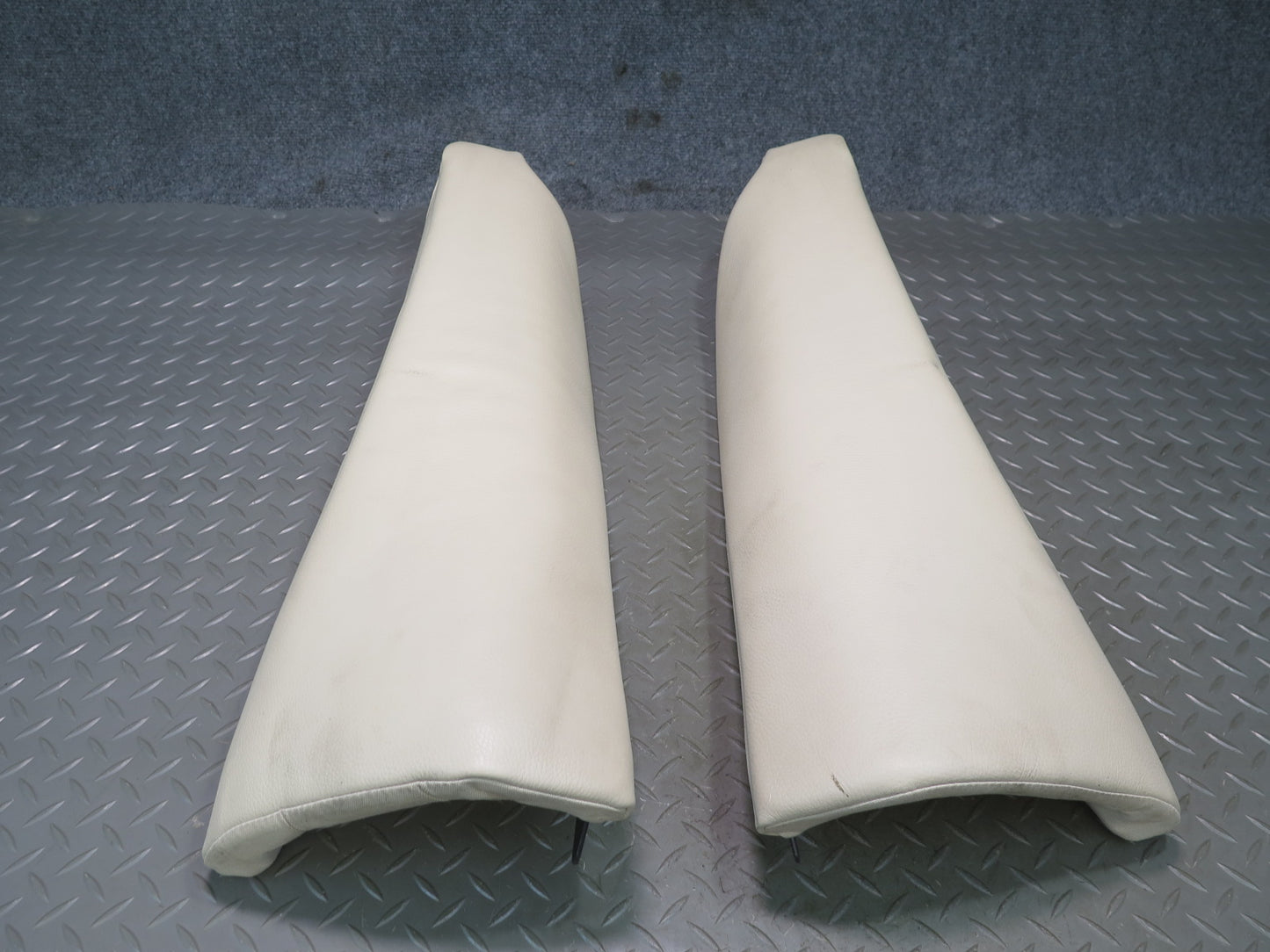 2014-2018 BMW F15 X5 Rear Second 2ND ROW Seat Leather Bolster Set of 2