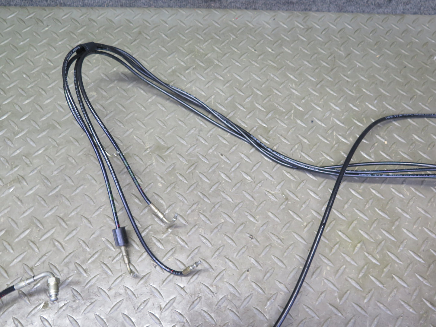 96-02 Mercedes R129 Sl-class Convertible TOP Roof Hydraulic Line Cable Set OEM