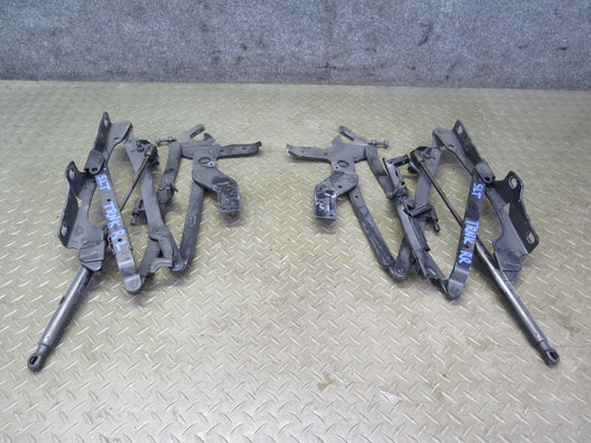 07-12 Mercedes R230 Sl-class Rear Trunk Lid Left & Right Hinge w Support Set OEM