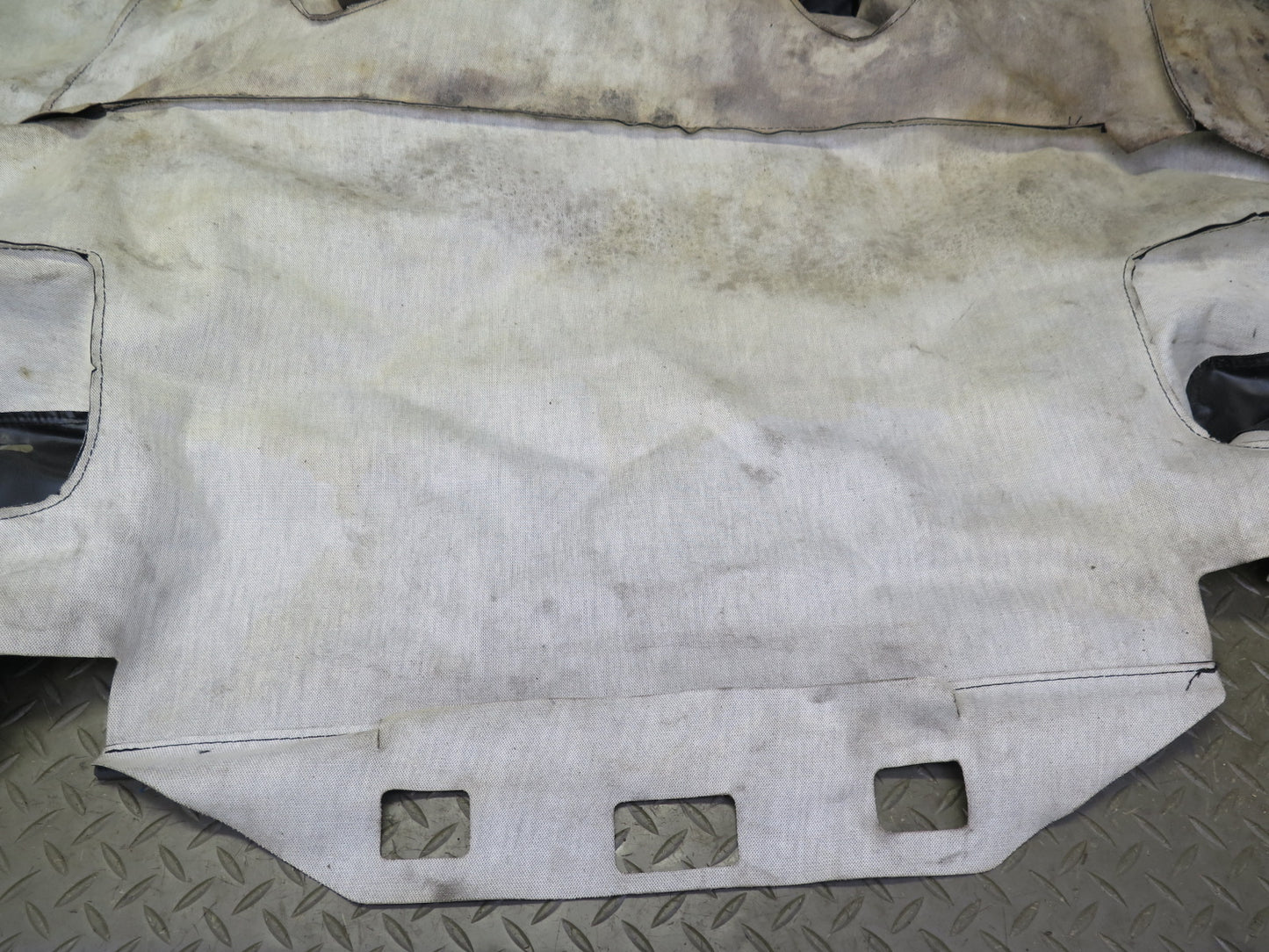 04-09 Nissan Z33 350Z Convertible TOP Roof Leather Compartment Liner Cover OEM