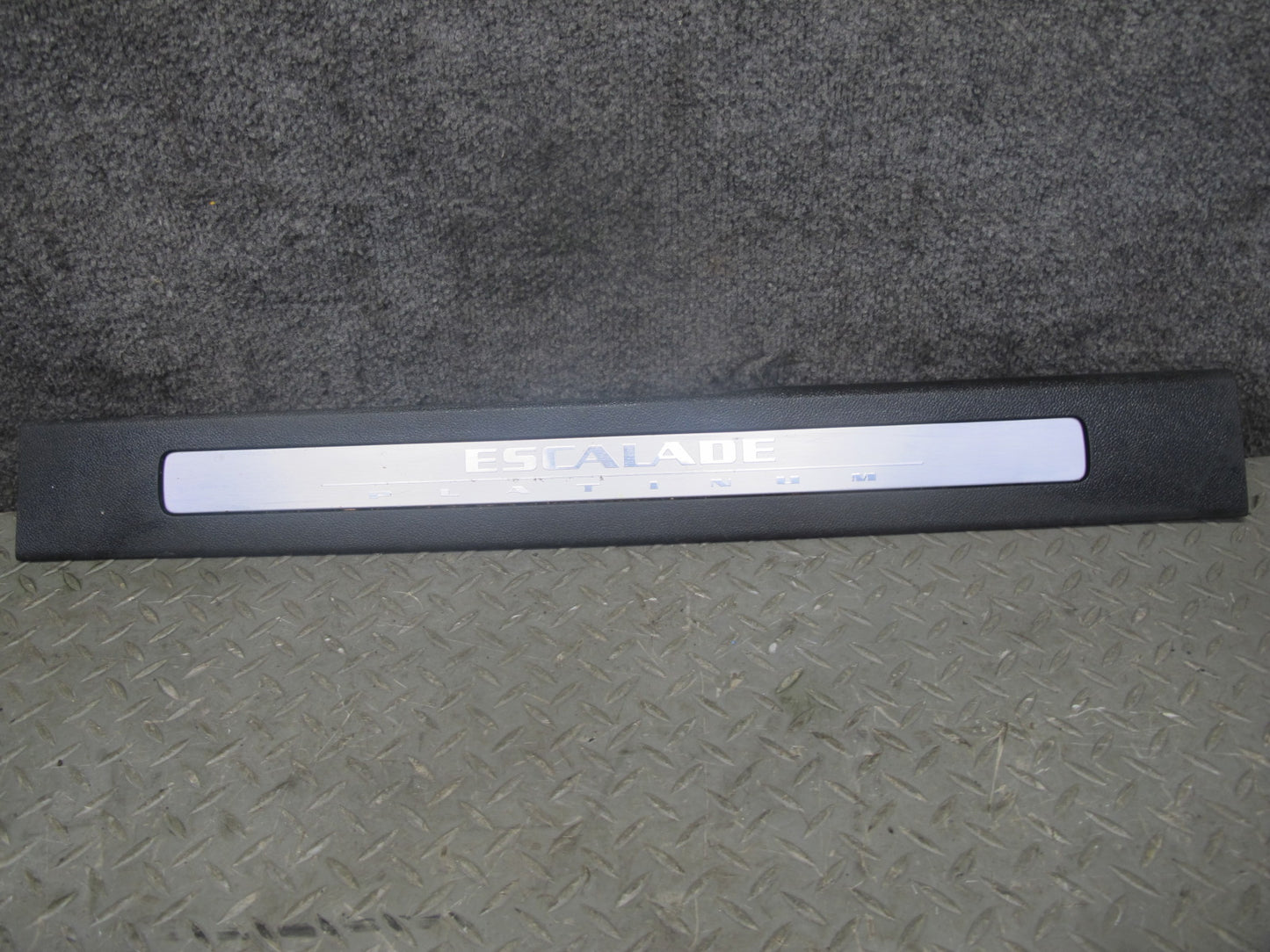 2007-2014 Cadillac Escalade Front & Rear Door Scuff Sill Plate Trim Panel Set