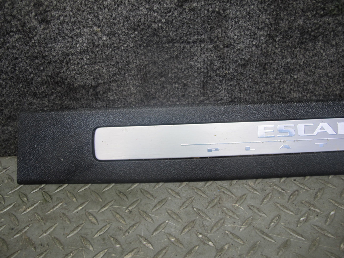 2007-2014 Cadillac Escalade Front & Rear Door Scuff Sill Plate Trim Panel Set