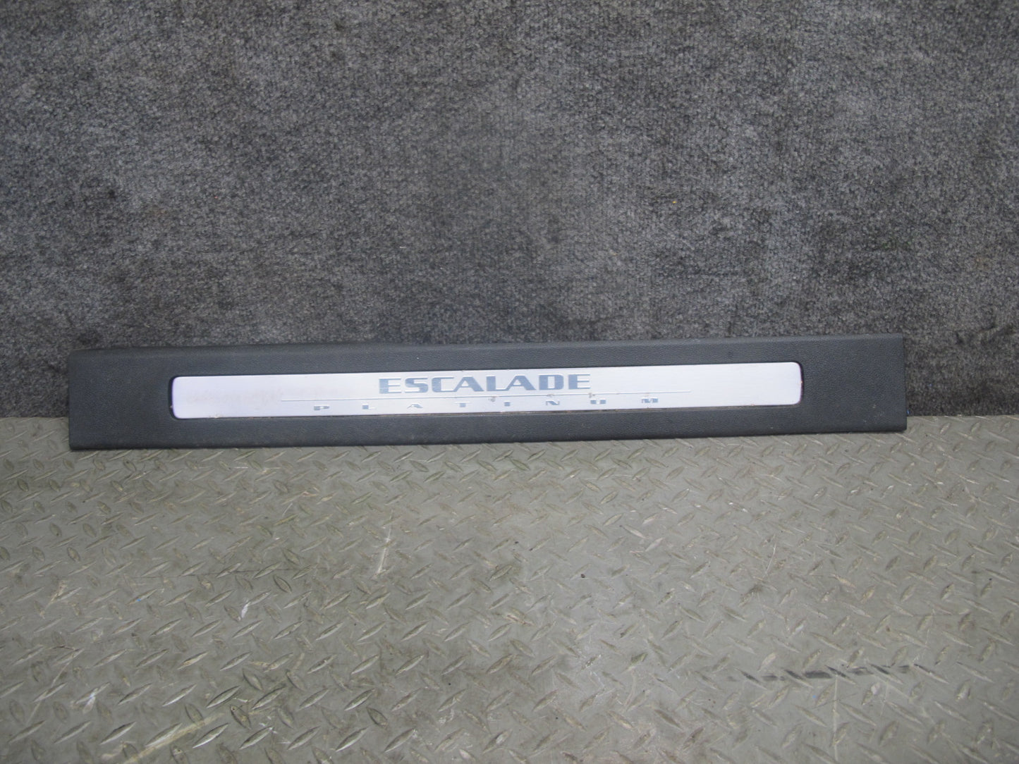 2007-2014 Cadillac Escalade Front & Rear Door Scuff Sill Plate Trim Panel Set