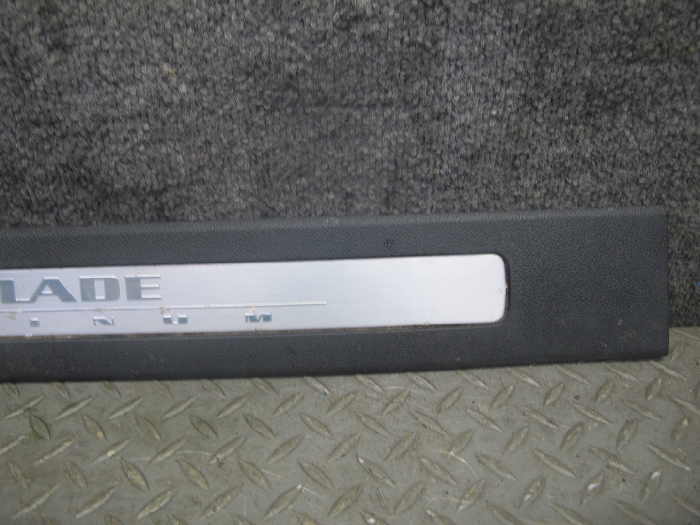 2007-2014 Cadillac Escalade Front & Rear Door Scuff Sill Plate Trim Panel Set