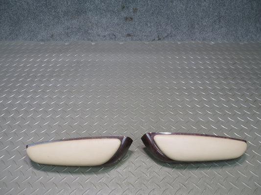01-06 BMW E46 330ci Convert Rear Left Right Interior Armrest Beige Set OEM