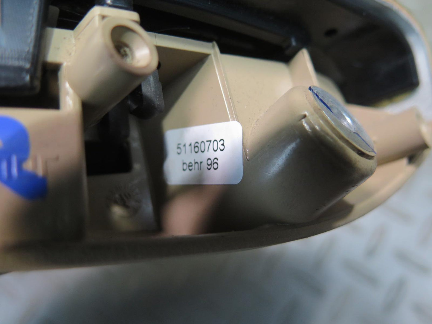 01-06 BMW E46 330ci Convert Rear Left Right Interior Armrest Beige Set OEM