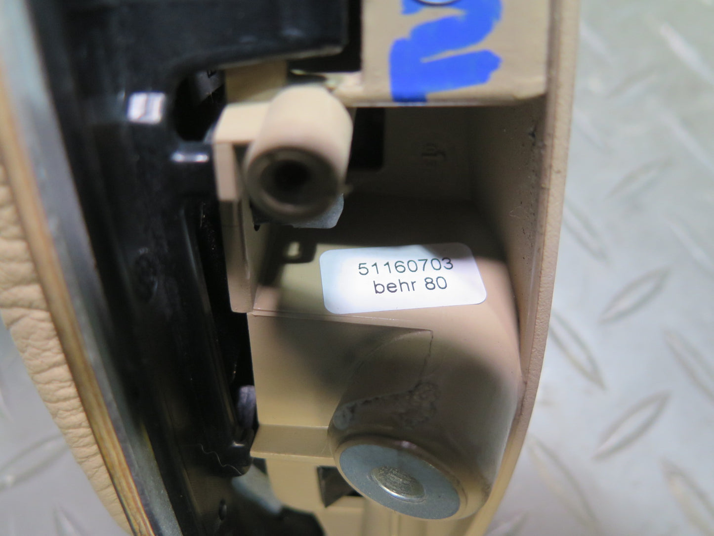 01-06 BMW E46 330ci Convert Rear Left Right Interior Armrest Beige Set OEM