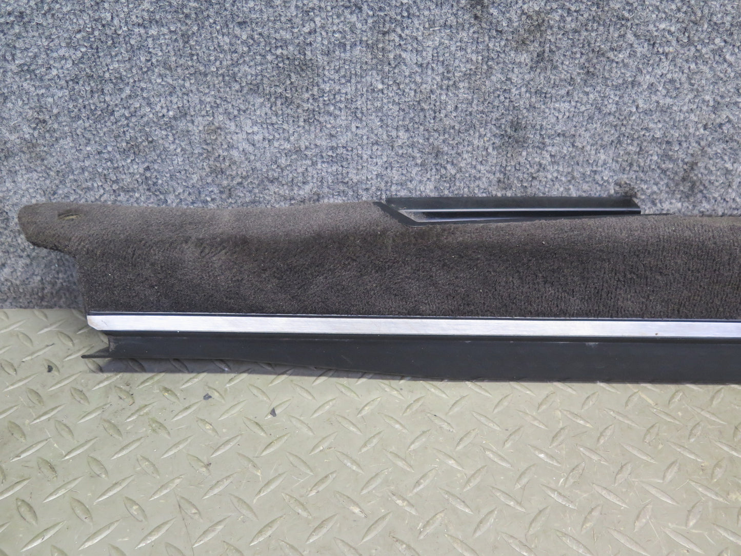 94-02 Mercedes R129 Sl-class Set of 2 Door Scuff Sill Plate Trim Panel Black OEM
