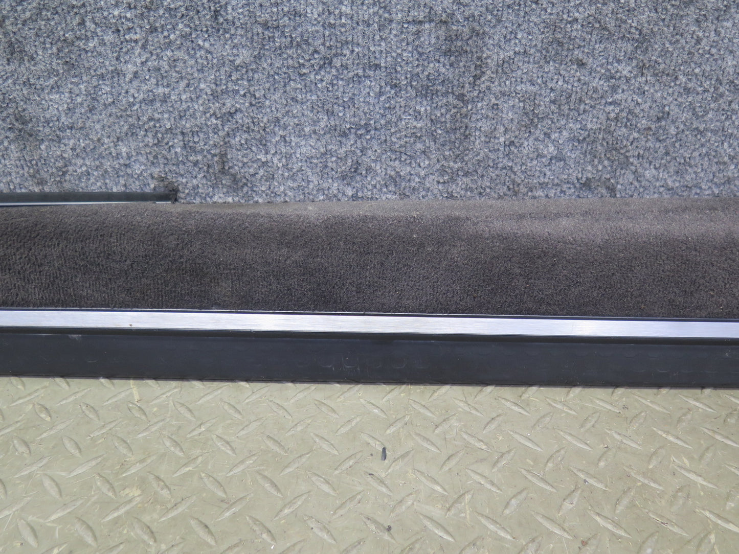 94-02 Mercedes R129 Sl-class Set of 2 Door Scuff Sill Plate Trim Panel Black OEM