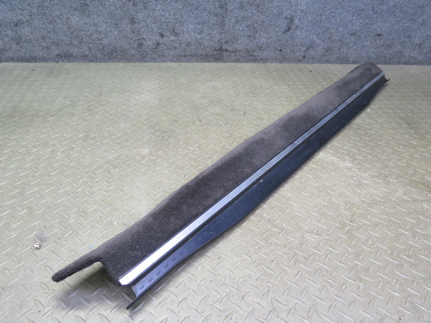 94-02 Mercedes R129 Sl-class Set of 2 Door Scuff Sill Plate Trim Panel Black OEM