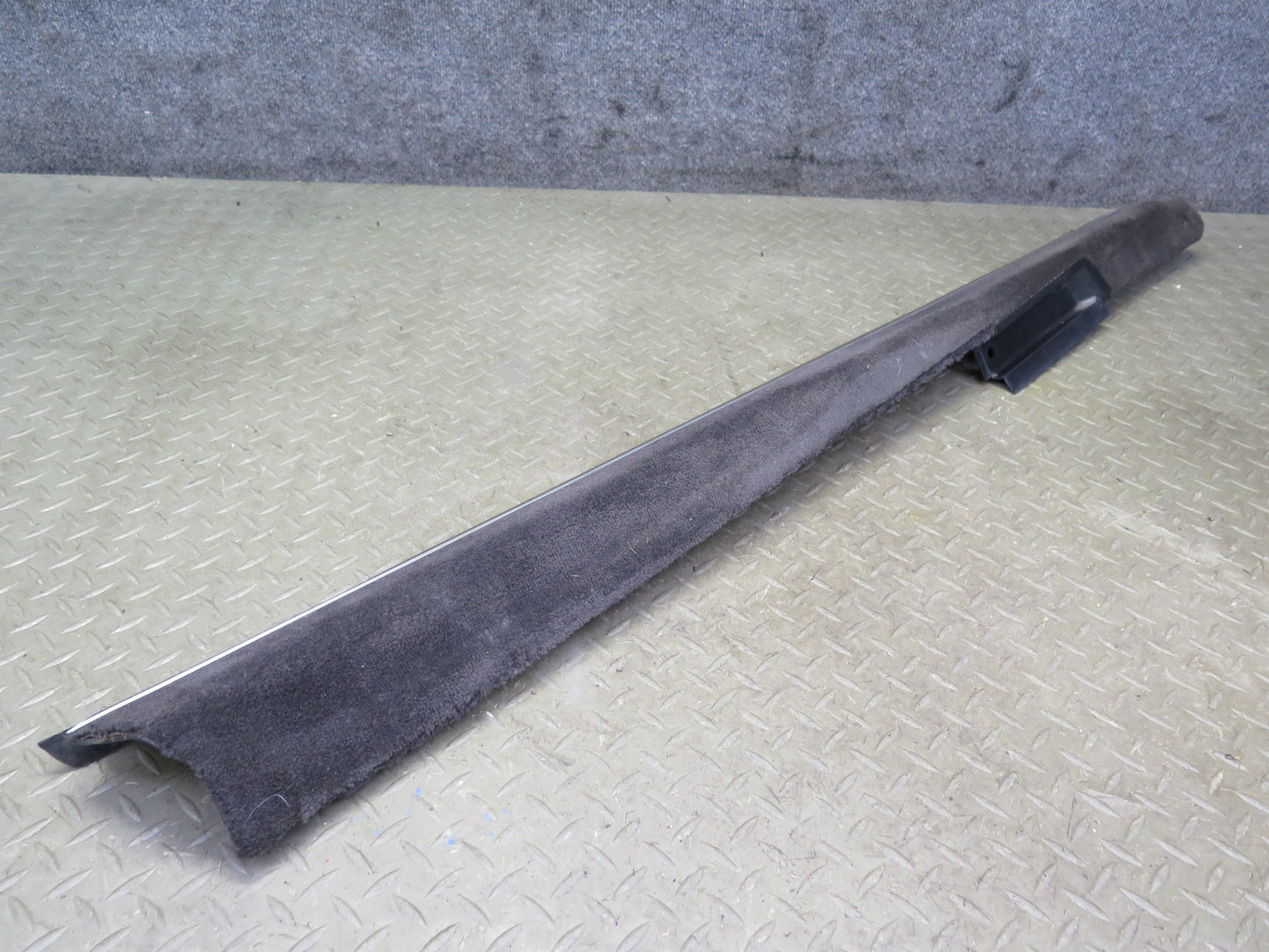 94-02 Mercedes R129 Sl-class Set of 2 Door Scuff Sill Plate Trim Panel Black OEM