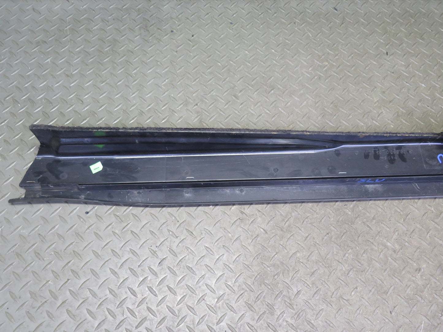 94-02 Mercedes R129 Sl-class Set of 2 Door Scuff Sill Plate Trim Panel Black OEM