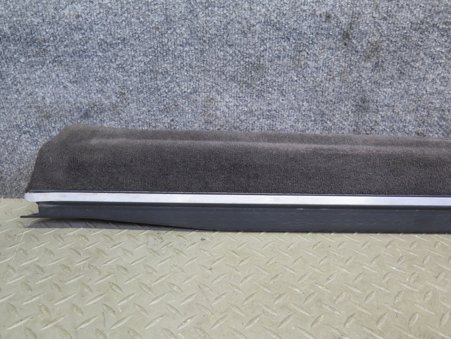 94-02 Mercedes R129 Sl-class Set of 2 Door Scuff Sill Plate Trim Panel Black OEM