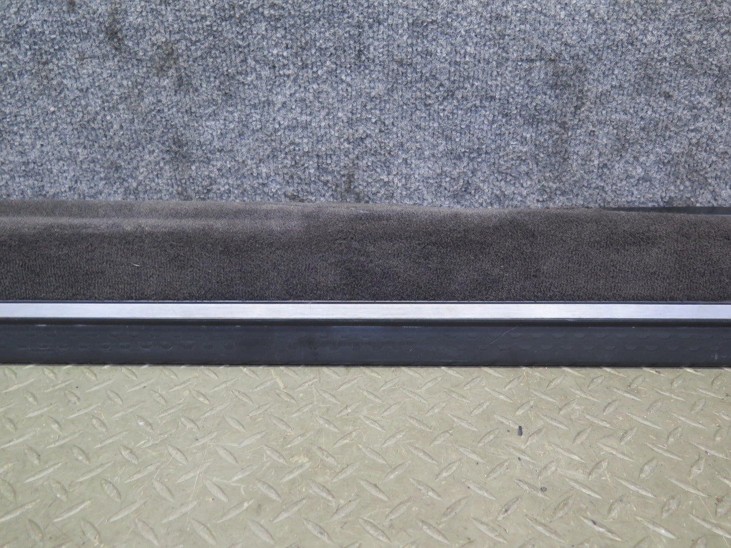 94-02 Mercedes R129 Sl-class Set of 2 Door Scuff Sill Plate Trim Panel Black OEM