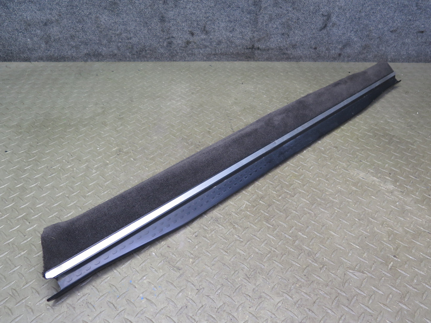 94-02 Mercedes R129 Sl-class Set of 2 Door Scuff Sill Plate Trim Panel Black OEM