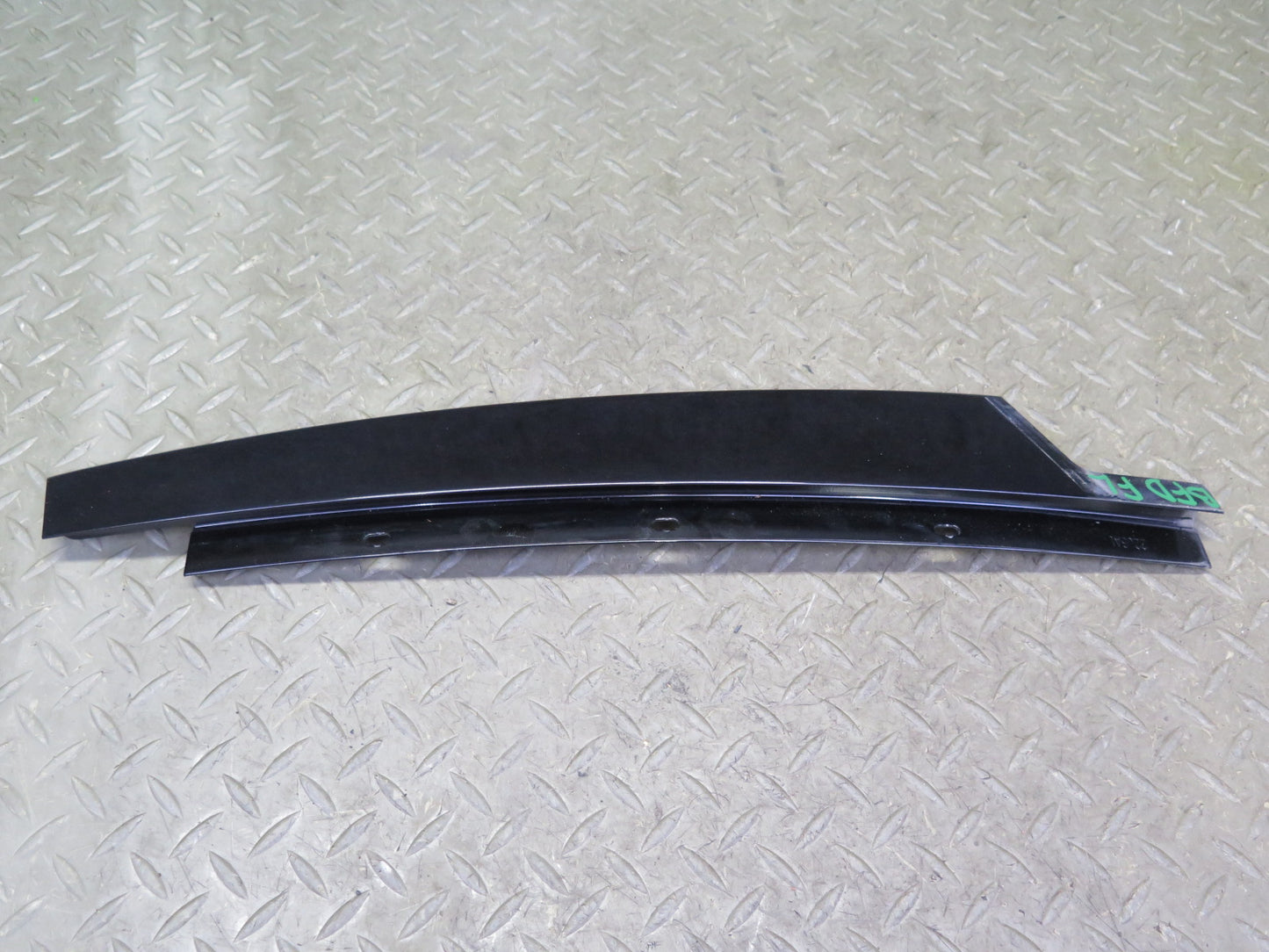 2006-2010 BMW E60 M5 535i Front Left Door Window Trim Molding Panel Set