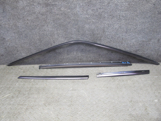 94-02 Mercedes R129 Right Door Window Roof Hard TOP Chrome Trim Molding Set OEM
