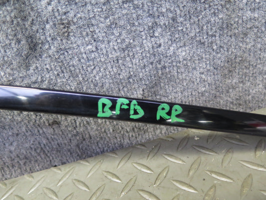 2006-2010 BMW E60 M5 535i Rear Right Door Window Trim Molding Panel Set