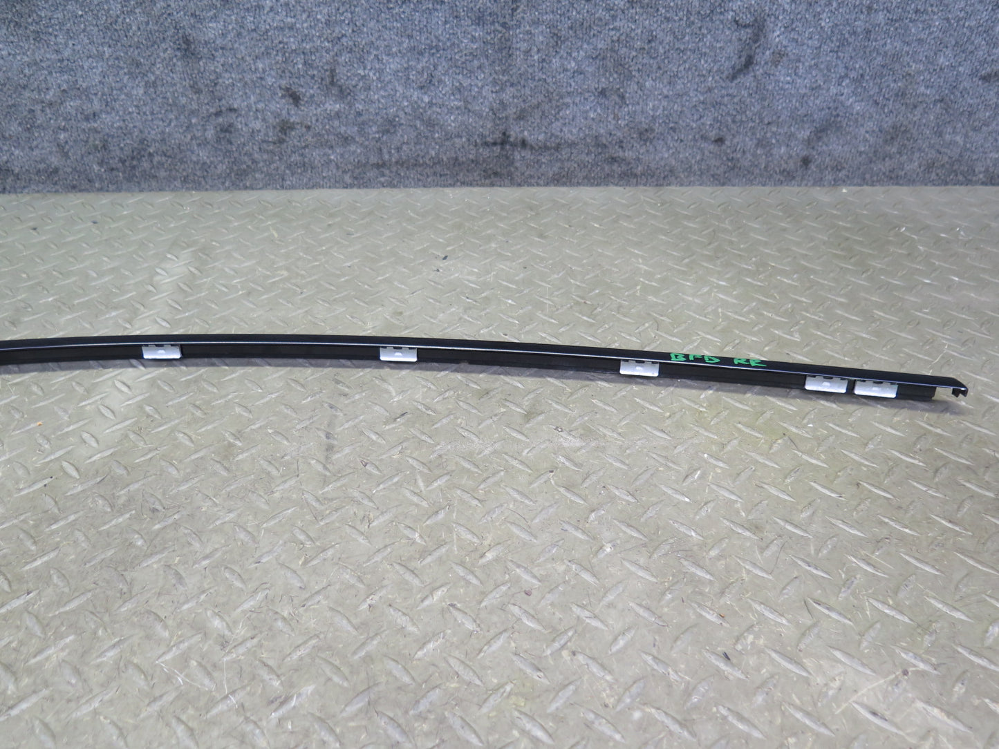 2006-2010 BMW E60 M5 535i Rear Right Door Window Trim Molding Panel Set