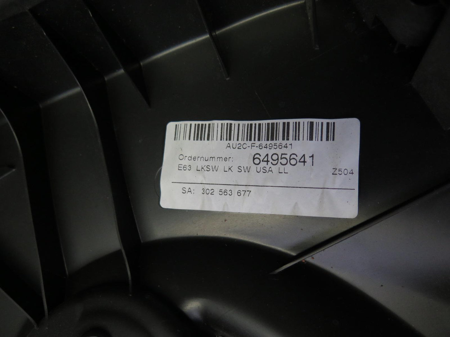 2006-2007 BMW E63 E64 M6 Left Door Interior Trim Cover Panel Black