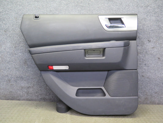 2008-2009 Hummer H2 Rear Left Door Interior Trim Cover Panel Ebony