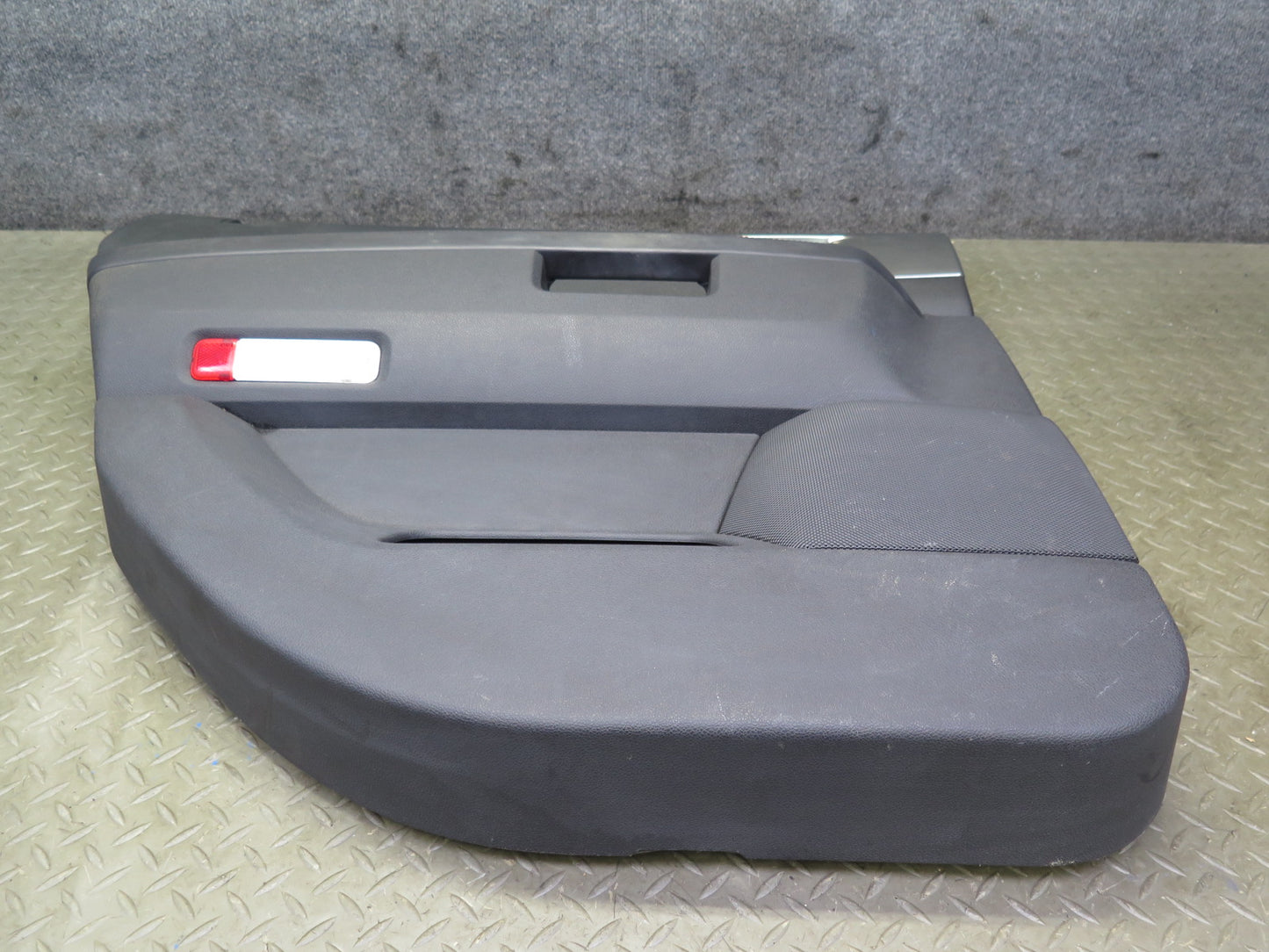 2008-2009 Hummer H2 Rear Left Door Interior Trim Cover Panel Ebony