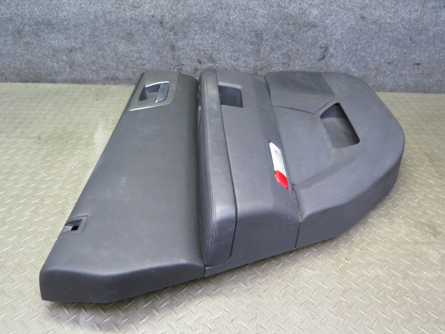 2008-2009 Hummer H2 Rear Left Door Interior Trim Cover Panel Ebony