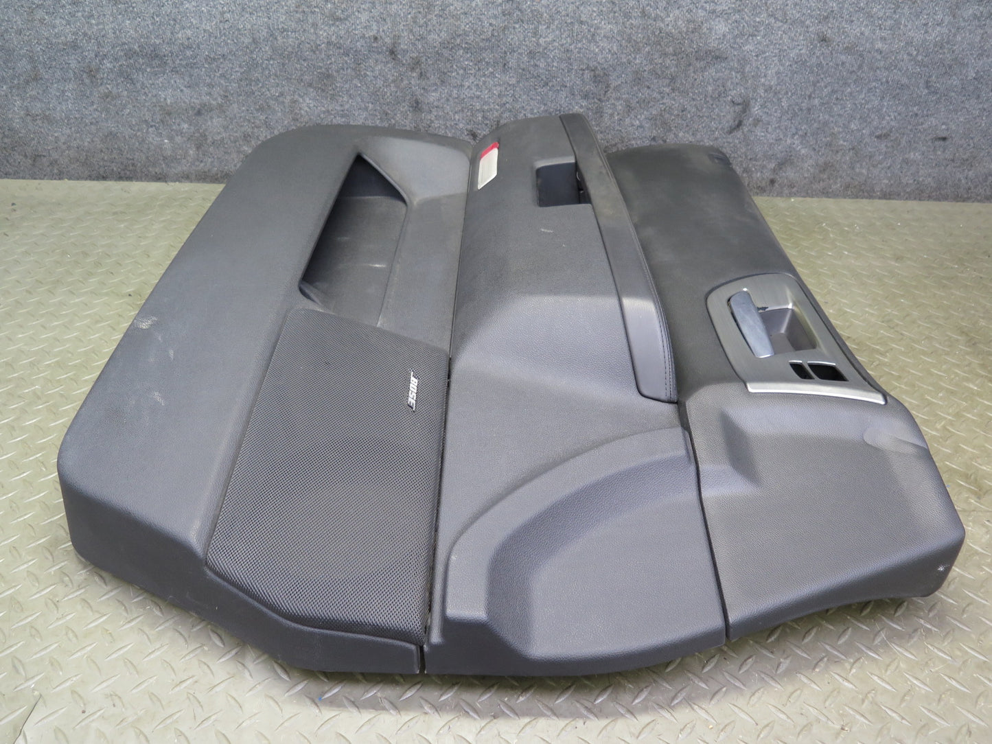 2008-2009 Hummer H2 Front Left Door Interior Trim Cover Panel Ebony
